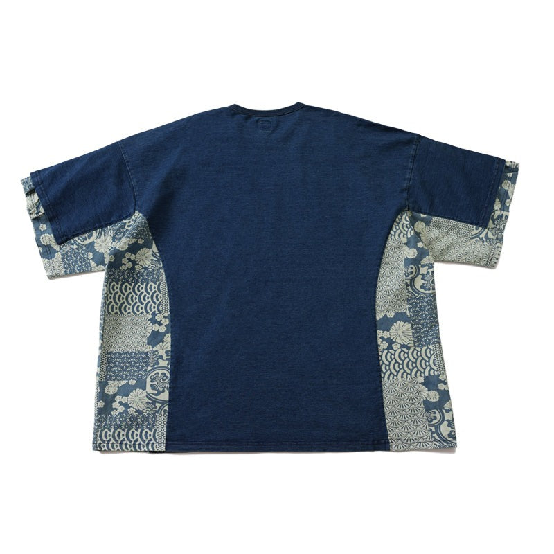 Japanese Art Print Indigo T-Shirt | Zen Breaker