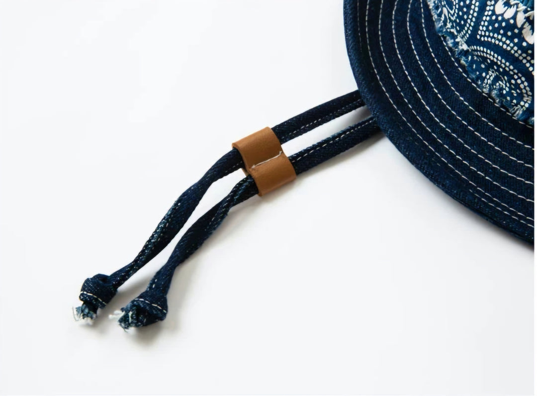 Indigo Patchwork Bucket Hat | Zen Breaker