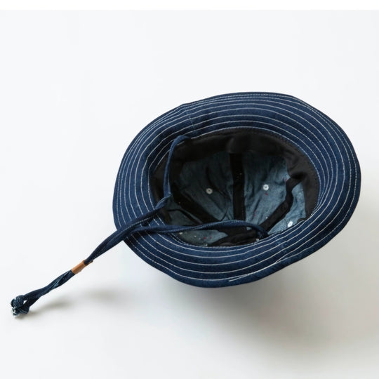 Indigo Patchwork Bucket Hat | Zen Breaker