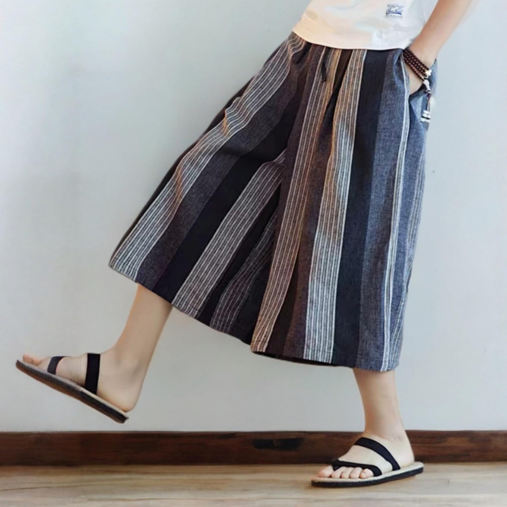 Japanese Style Loose Wide-Leg Pants | Zen Breaker