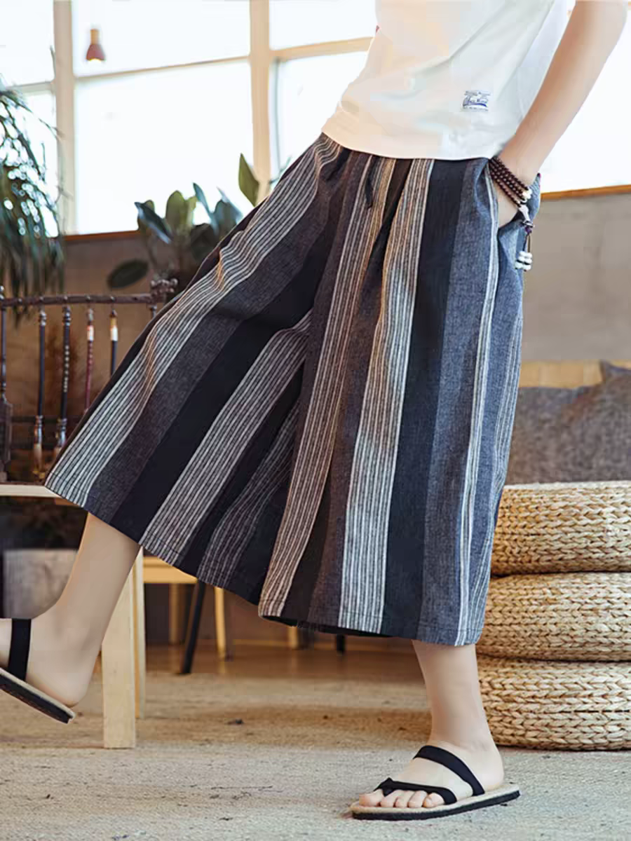 Japanese Style Loose Wide-Leg Pants | Zen Breaker