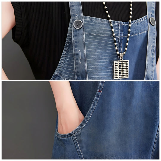 Knee-Length-Denim-Overall-