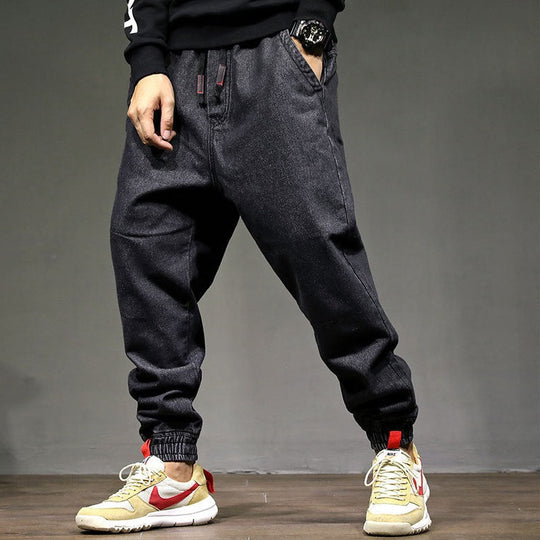 Elastic Waist Hip Hop Tight End Jeans | Zen Breaker