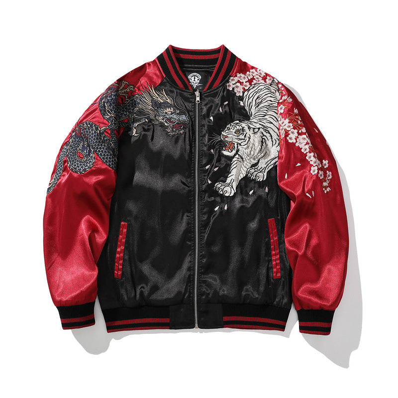 Four Holy Beasts Embroidered Sukajan Jacket | Zen Breaker Four Holy Beasts Embroidered Sukajan Jacket | Zen Breaker