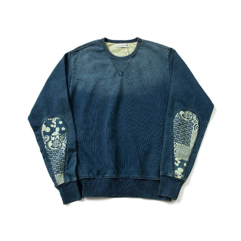 トップス Liberaiders INDIGO DYED CREWNECK Liberaiders INDIGO DYED CREWNECK