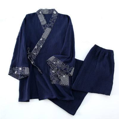 Patchwork Japanese Jinbei Pajamas Set - Zen Breaker