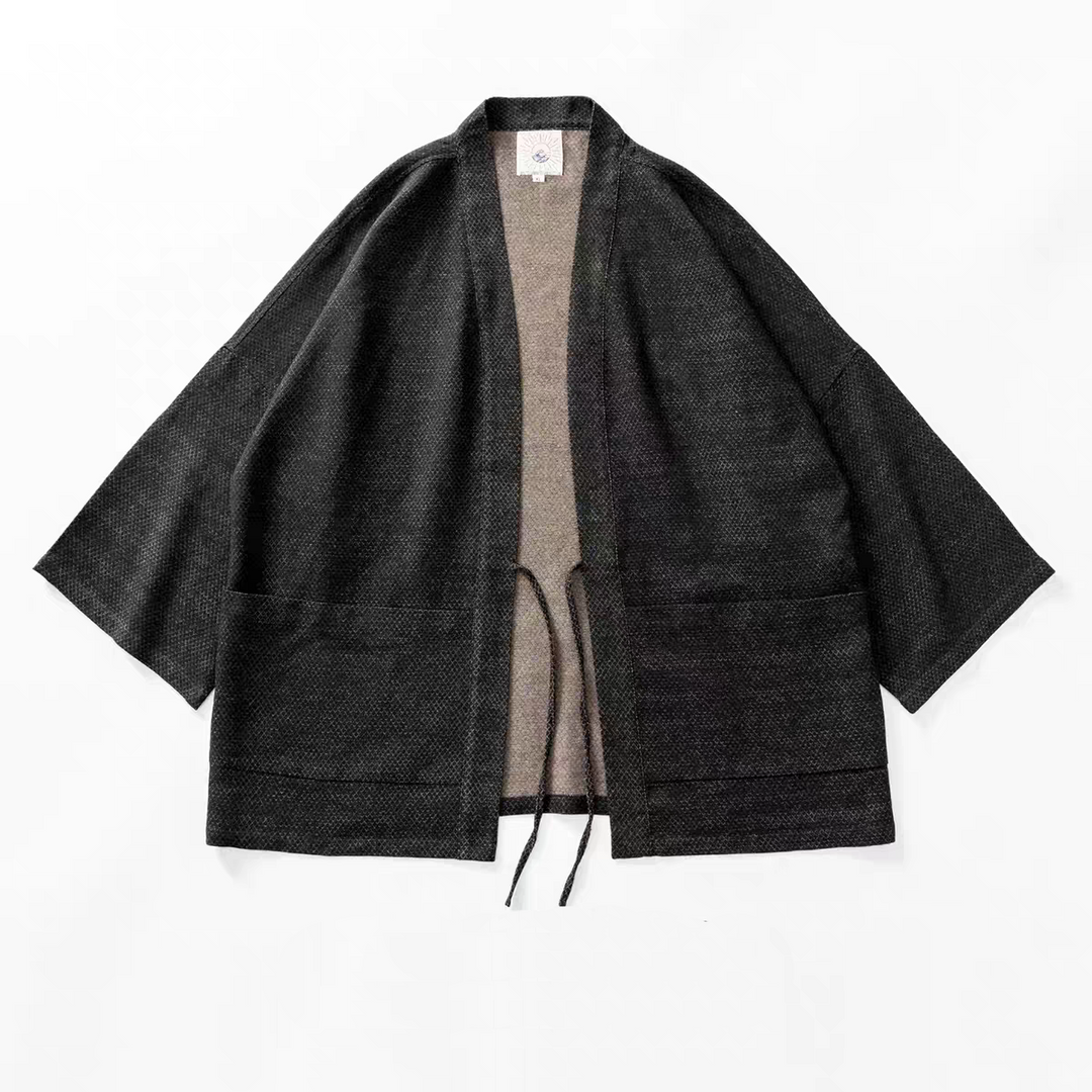 mando kimono jacket 黒 tb-