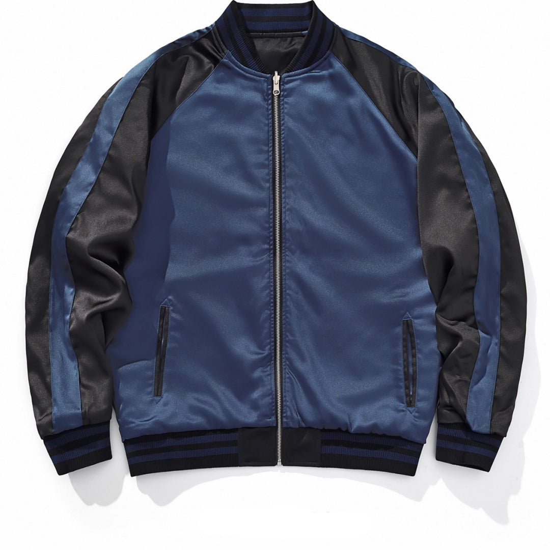 Reversible Thunder God Embroidery Sukajan Jacket | Zen Breaker