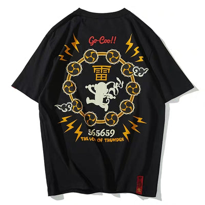 God of Thunder Goku Print T-Shirt - Kimura Fox