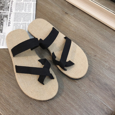 Japanese Style Linen Sandals - Zen Breaker