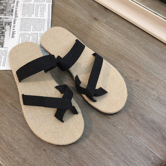 Japanese Style Linen Sandals | Zen Breaker