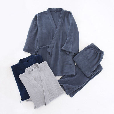 Traditional Japanese Jinbei Pajamas Set - Zen Breaker