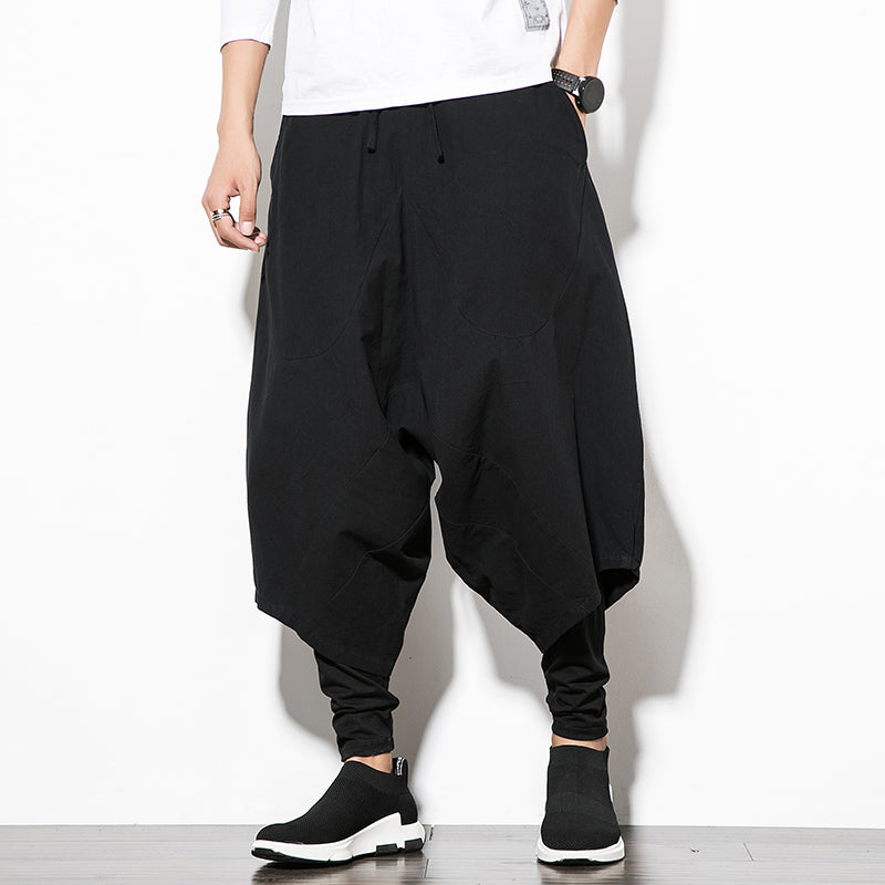 Baggy Low Crotch Pants - Main Image