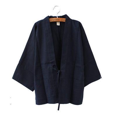 Classic Black Kimono Shirt - Zen Breaker