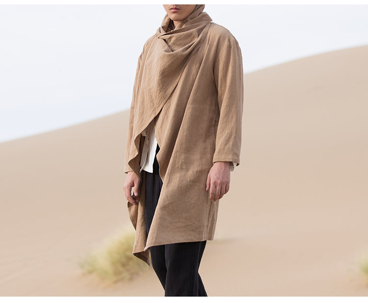 Piperline Shawl Collar Coat Khaki - Morrisday | The Label