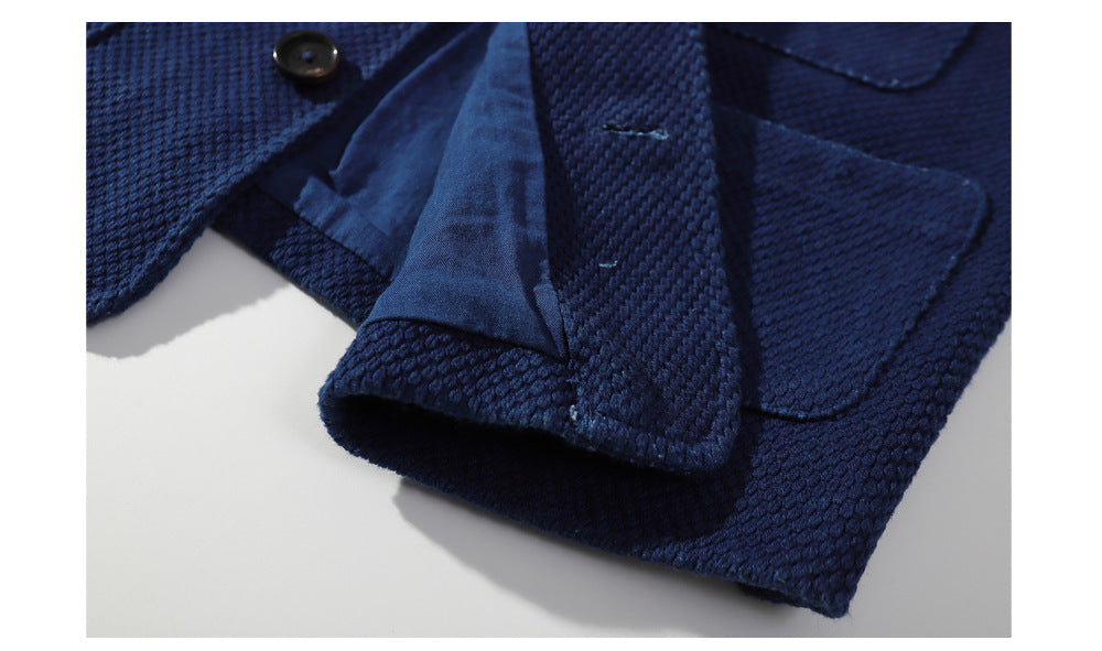 トップス BLUE BLUE / SASHIKO indigo vest Indigo Sashiko Vintage Vest | Zen Breaker