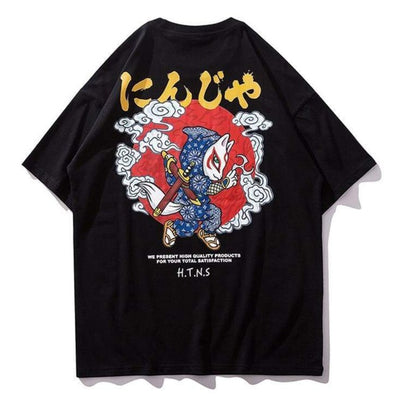 Kitsune Mask Ninja T-Shirt - Kimura Fox