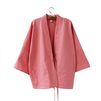 Peach Pink Kimono Cardigan - Zen Breaker